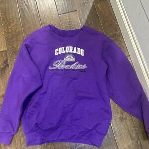 Purple Colorado Rockies Men's Sweater